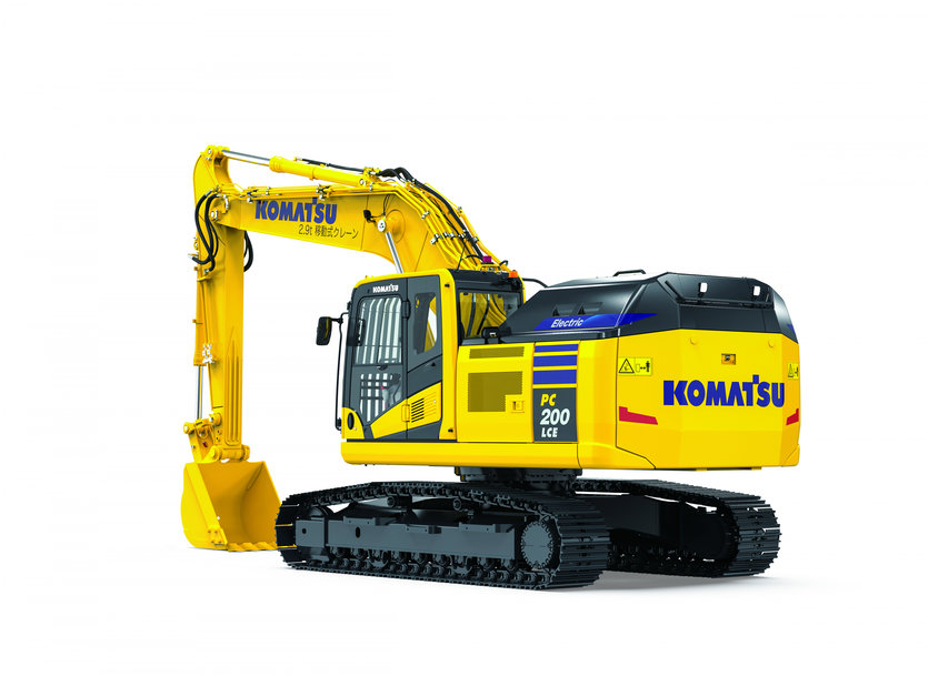 Komatsu plant Einführung neuer 20-t-Elektrobagger mit Lithium-Ionen-Batterie